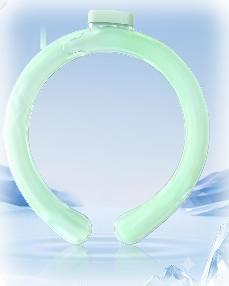 Anneau rafraîchissant coloris vert menthe
